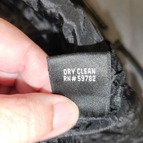 ADRIANNA PAPELL Sleeveless Evening Cocktail Dress Womens 4 Black Floral Applique - Picture 8 of 12